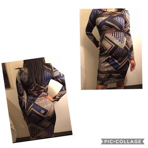 Women’s long sleeves dress Fire los Ángels.